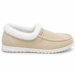Fleece-Lined Moccasin Loafers