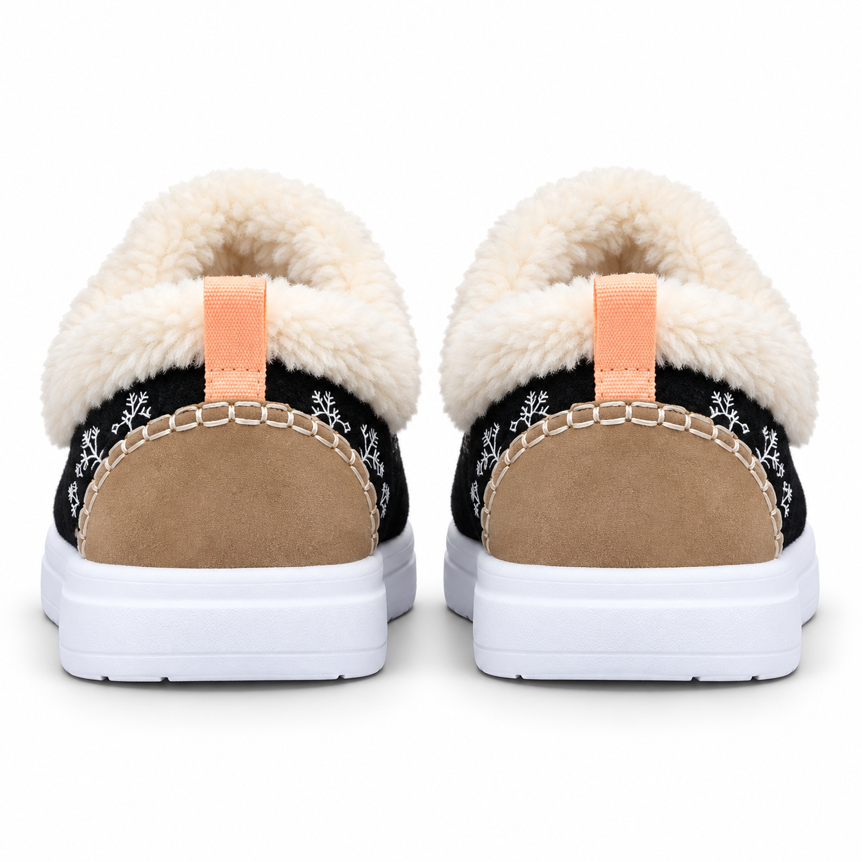 Fleece-Lined Slip-On Winter Boots