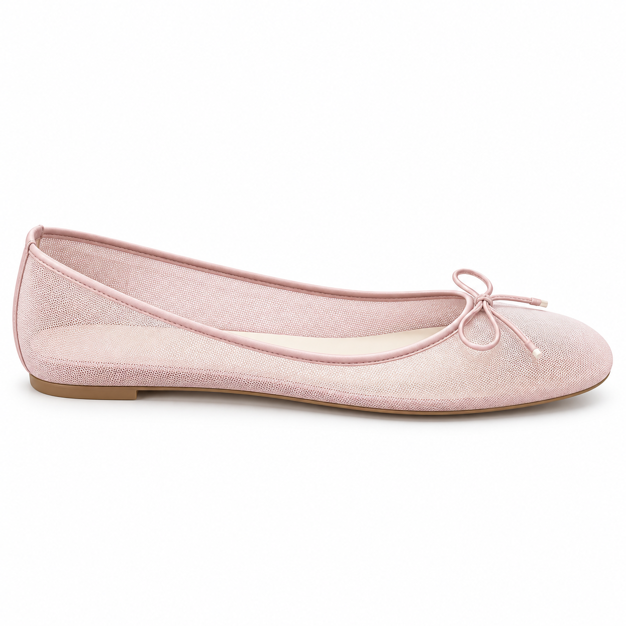 Sheer Mesh Ballet Flats
