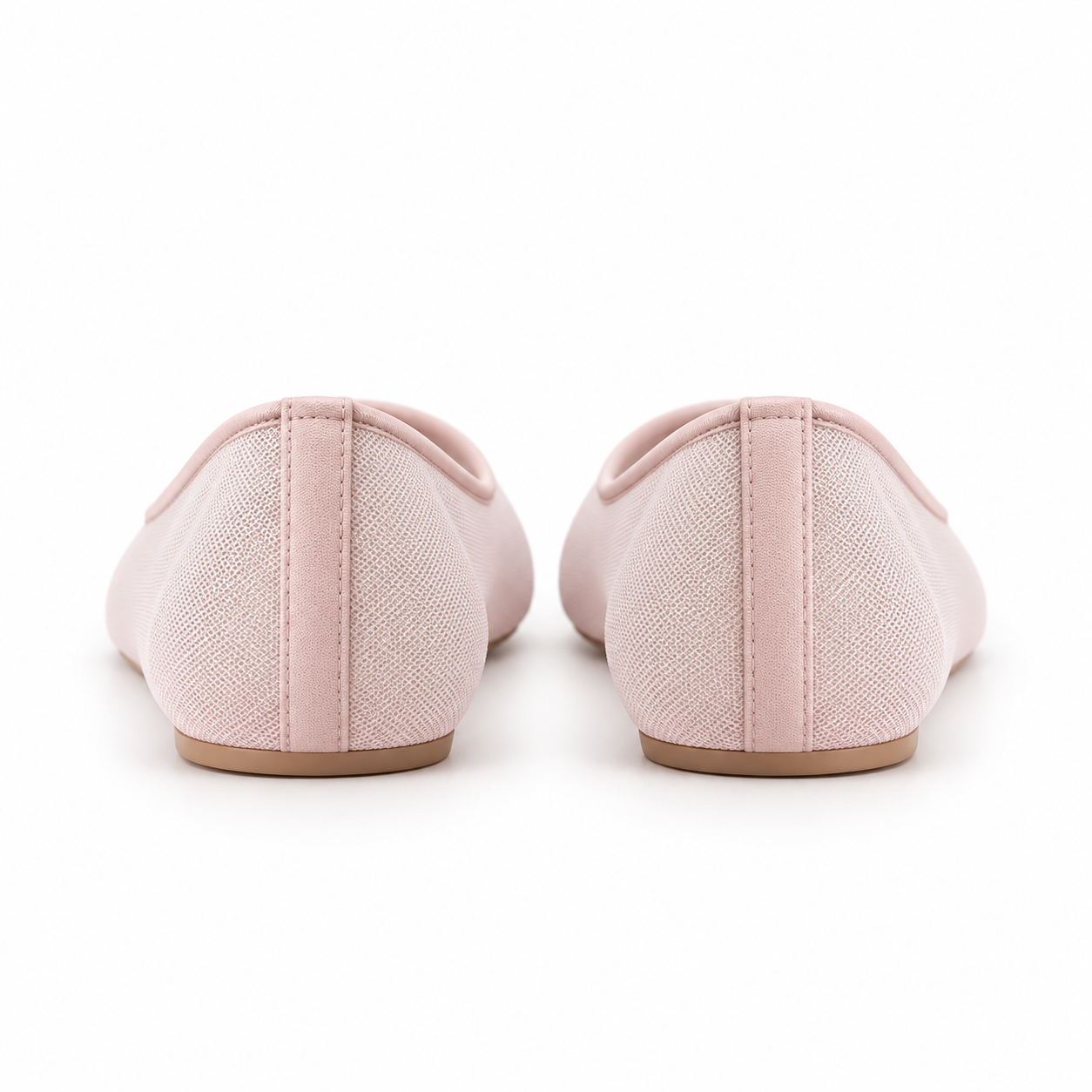 Sheer Mesh Ballet Flats