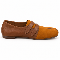 Double-Buckle Suede Loafers