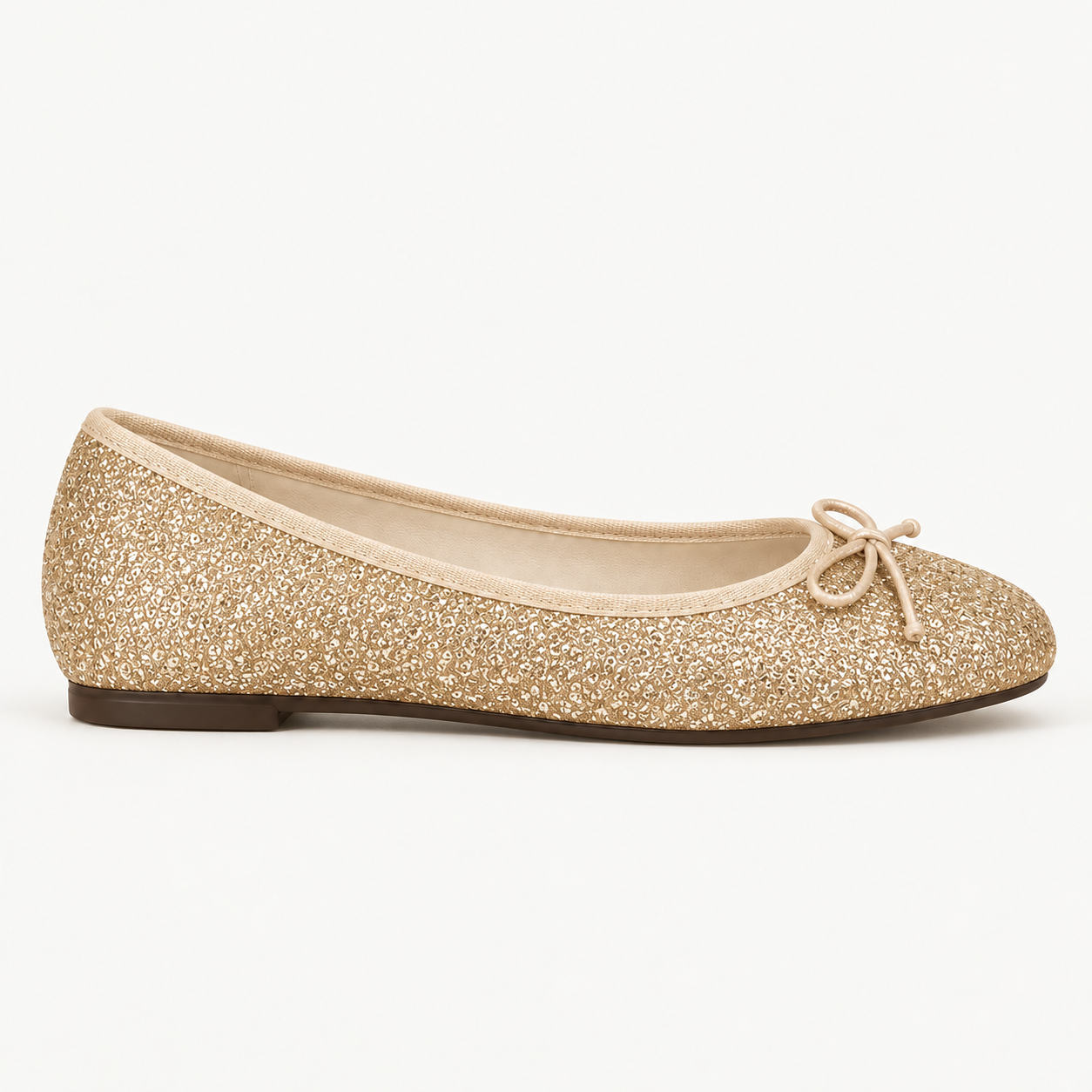 Glitter Comfort Ballet Flats