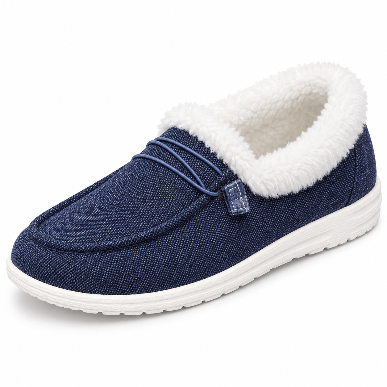 Fleece-Lined Moccasin Loafers