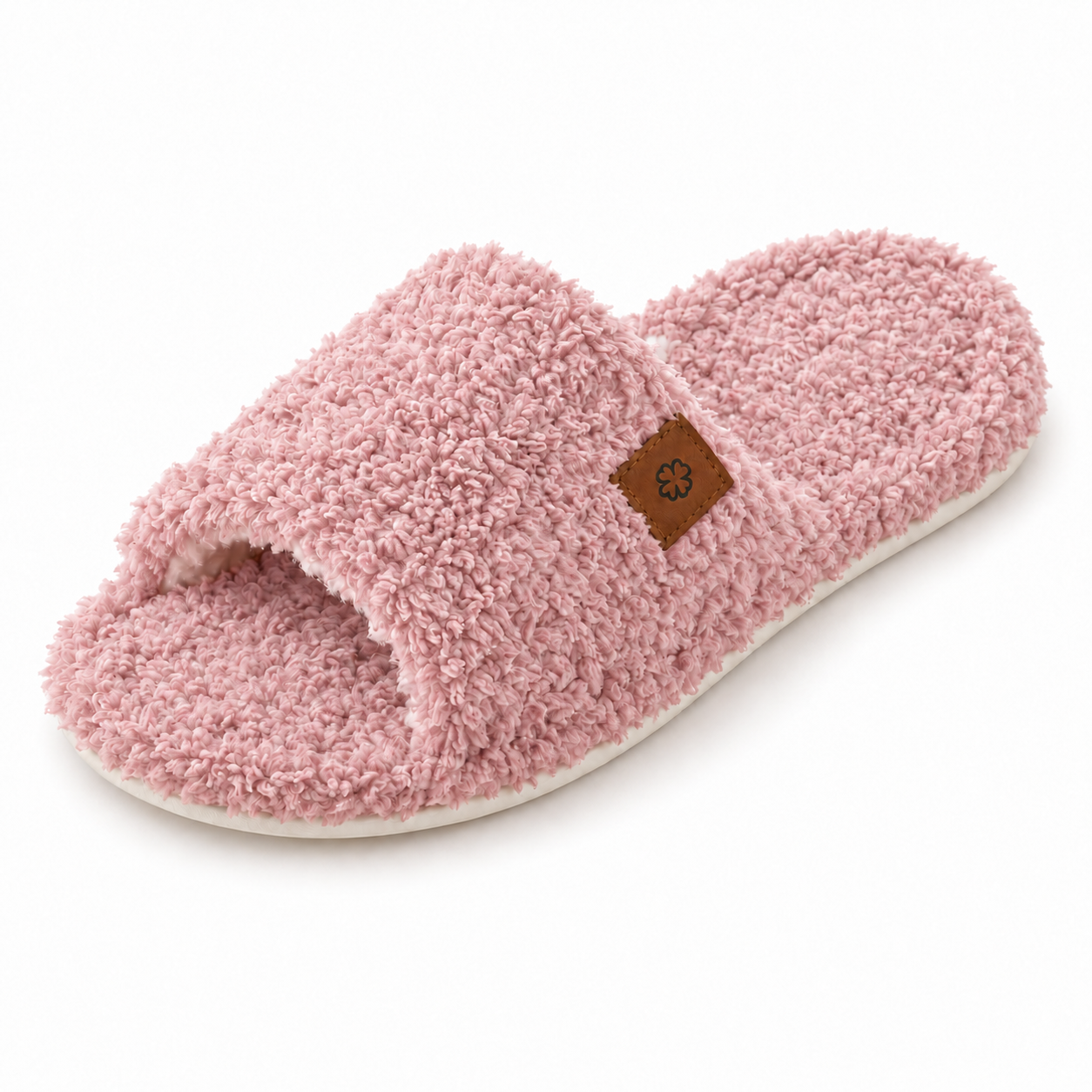 Teddy Fleece House Slides