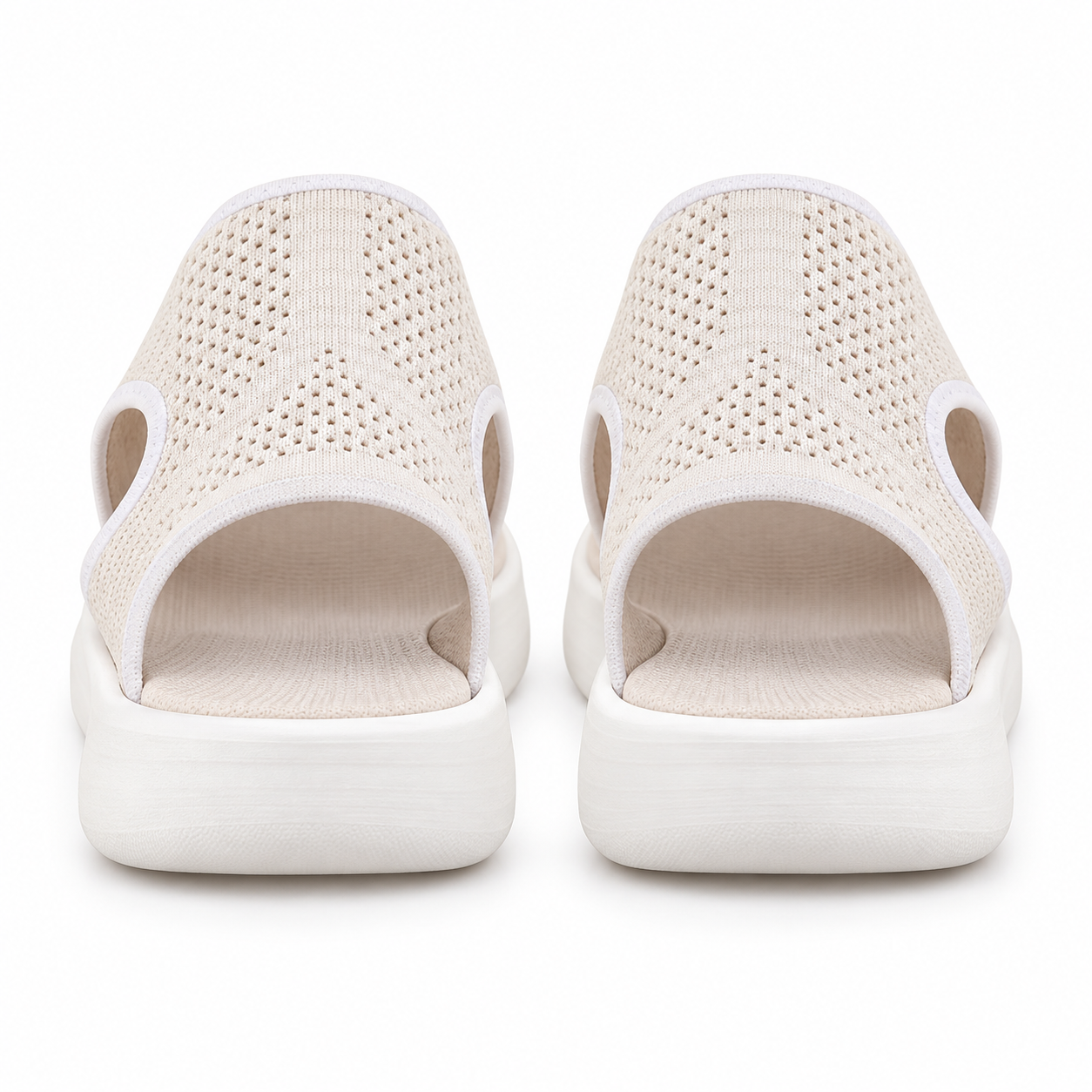 Breathable Knit Platform Sandals