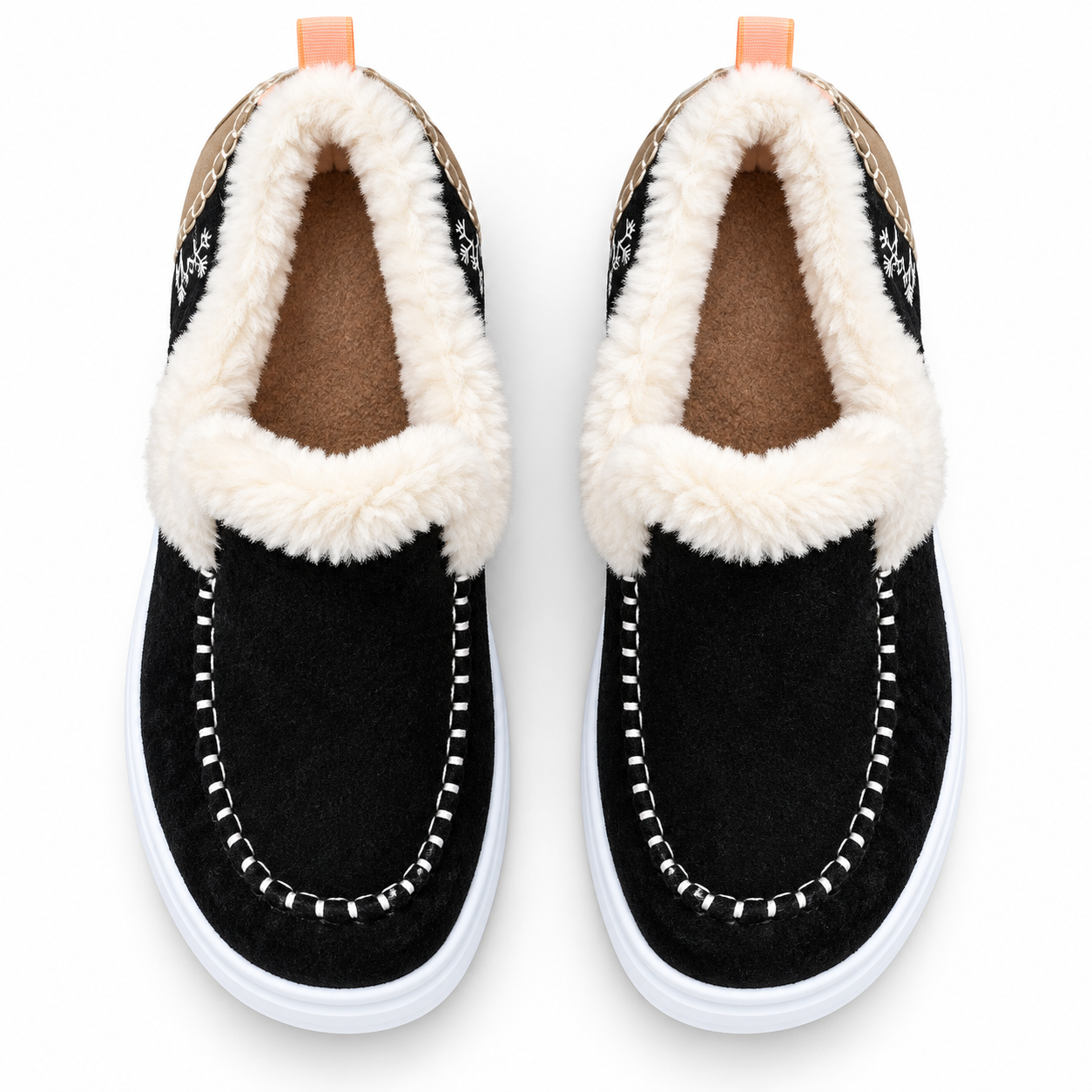 Fleece-Lined Slip-On Winter Boots