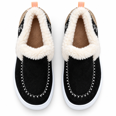 Fleece-Lined Slip-On Winter Boots