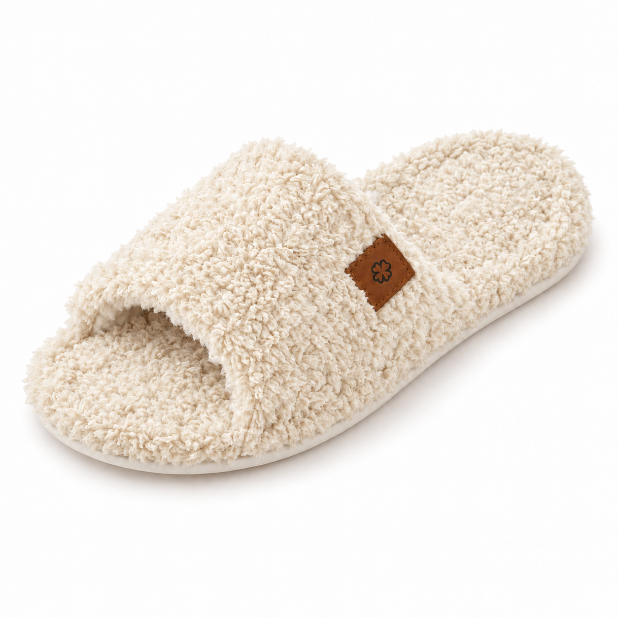 Teddy Fleece House Slides