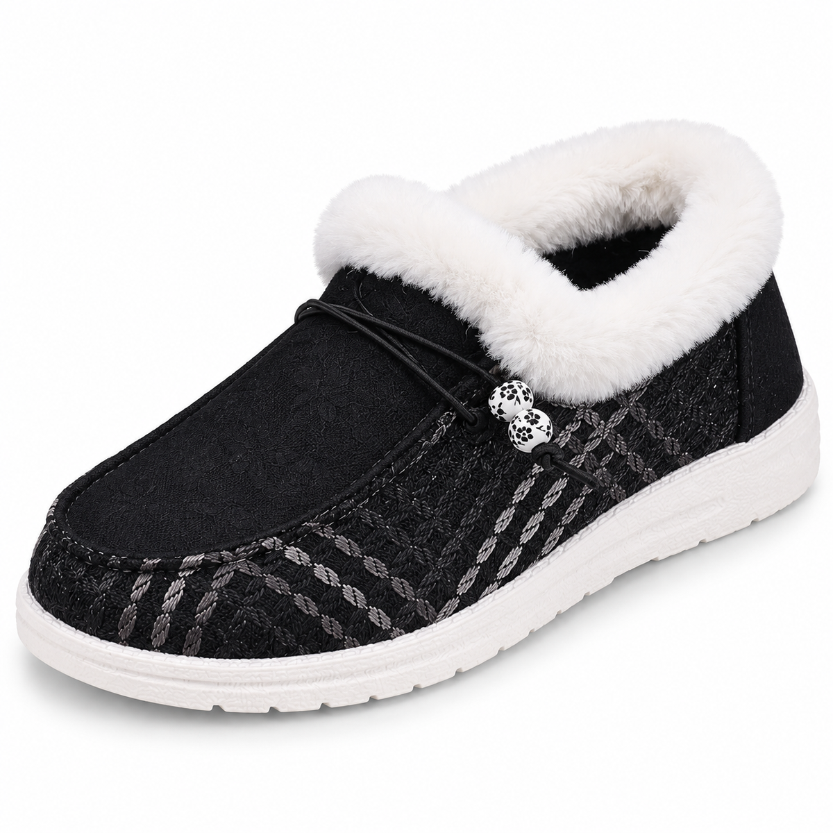 Plush-Lined Winter Moccasins