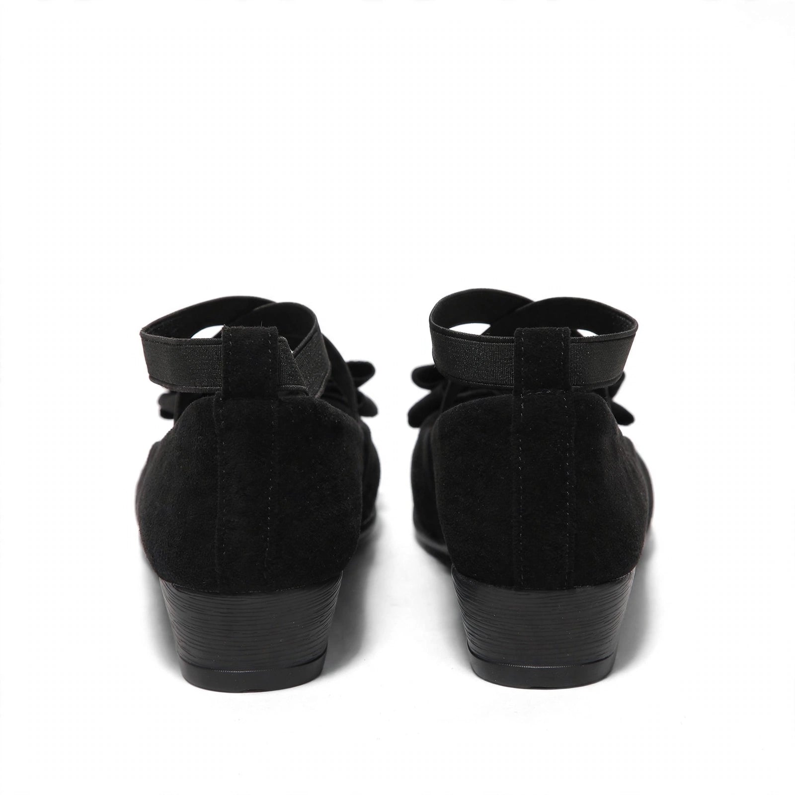 Marla Wide-Toe Knit Mary Jane Flats