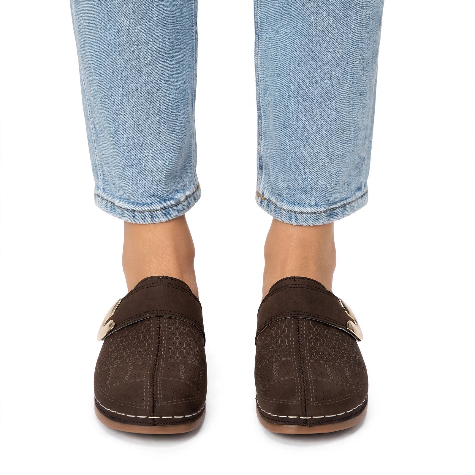 Elara Fuzzy Double-Band Slide Slippers