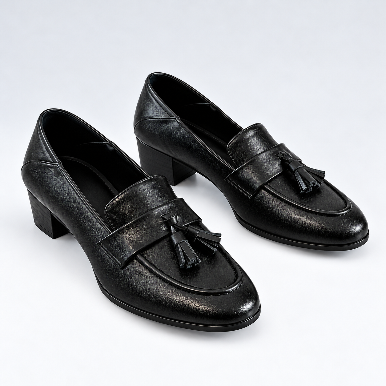 Vintage Soft-Sole Chunky Heel Loafers