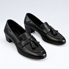 Vintage Soft-Sole Chunky Heel Loafers