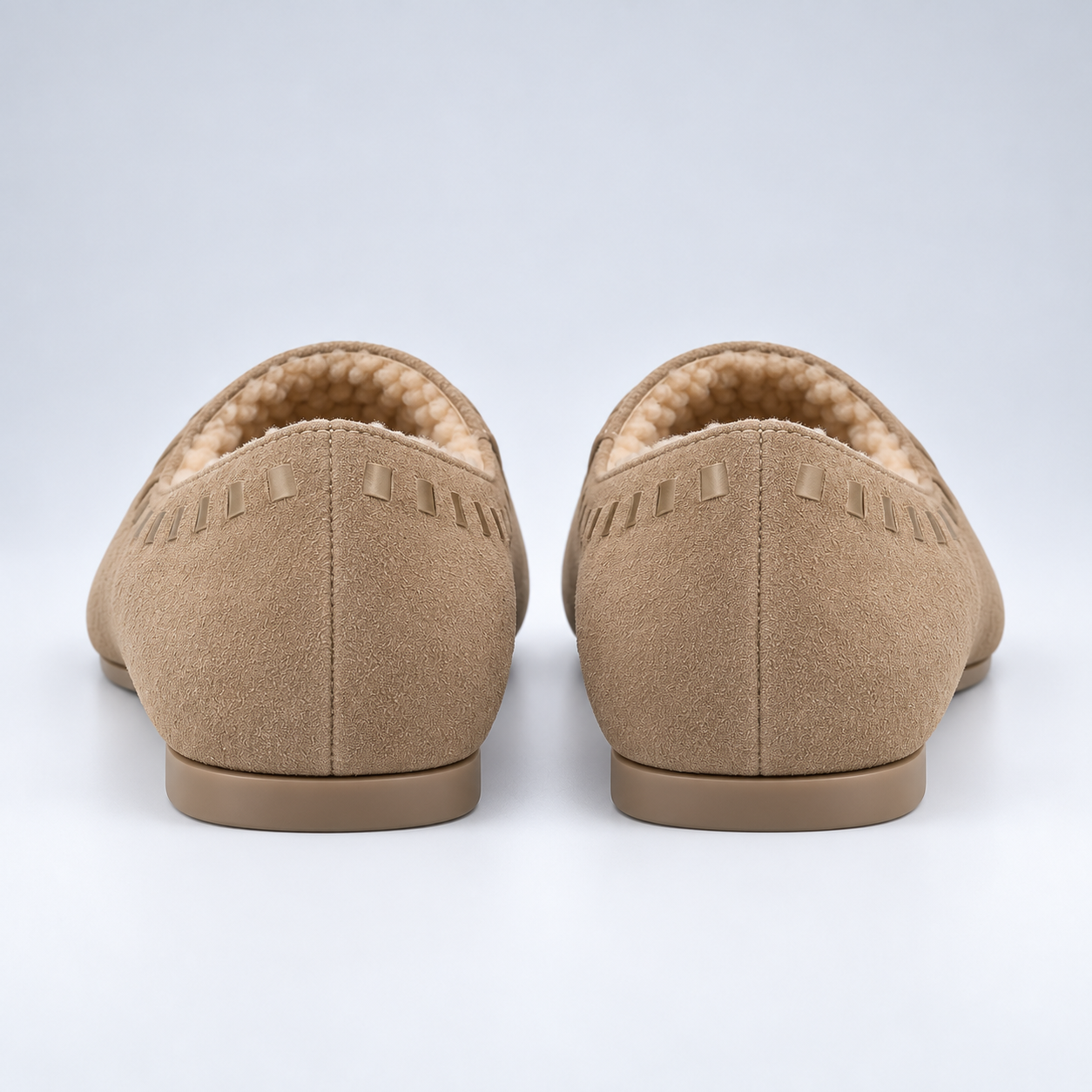 Velvet Warm Flat-Soled Shoes