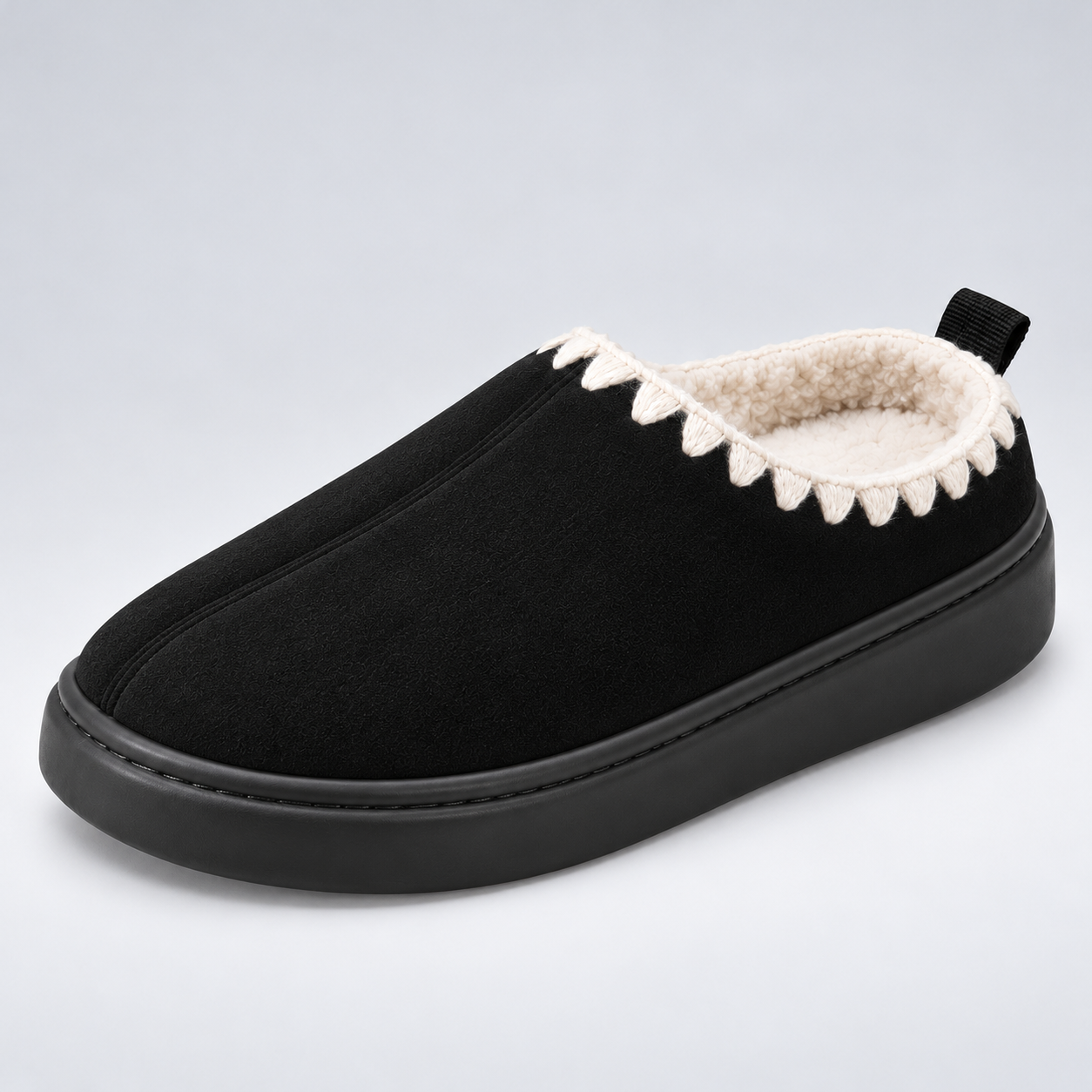 Non-Slip Lace-Up Winter Slippers