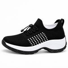 Stretch-Cushion Walking Shoes