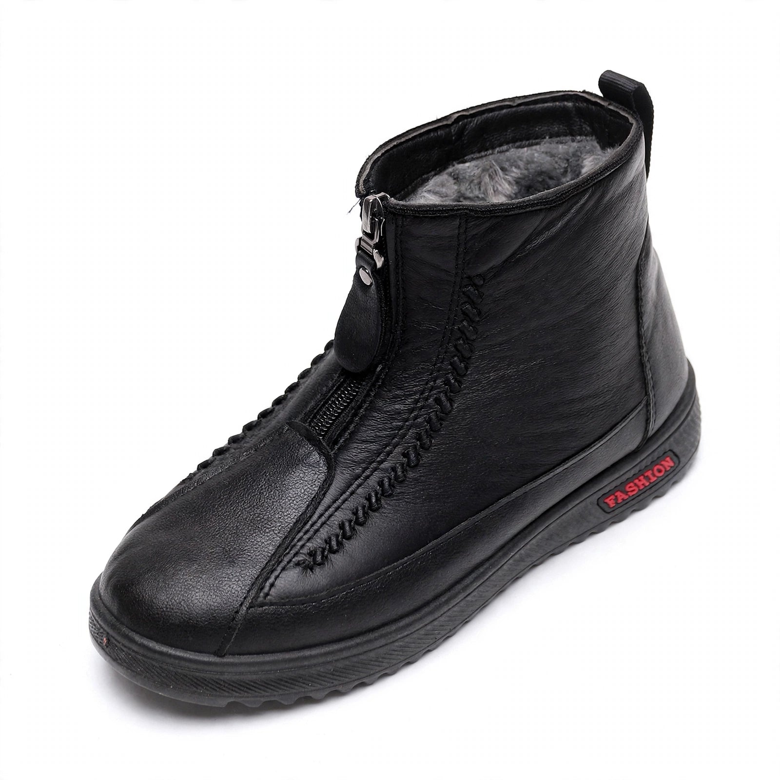 Elowen Fleece-Lined Buckle Ankle Boots