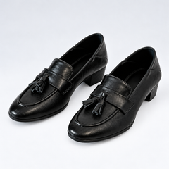 Vintage Soft-Sole Chunky Heel Loafers