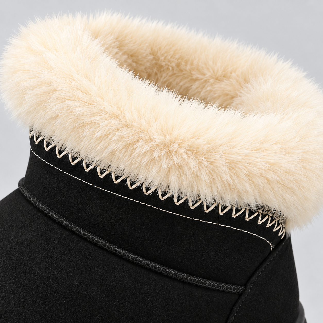Plush-Lined Mid-Calf Snow Boots