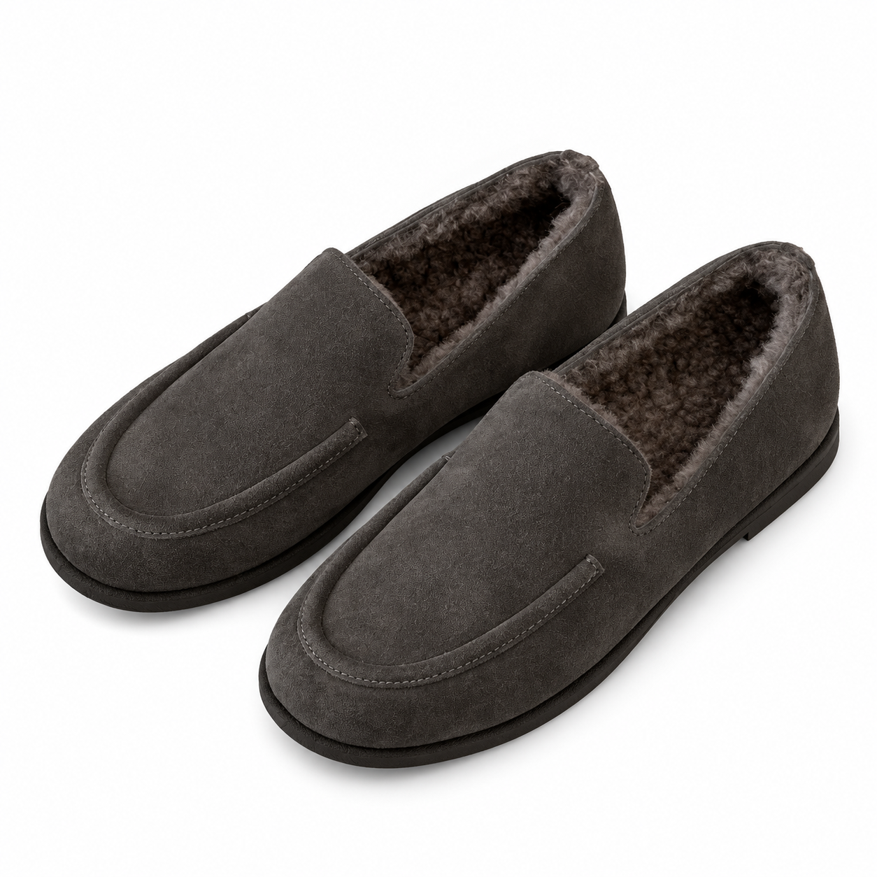 Velvet Warm Flat-Soled Shoes