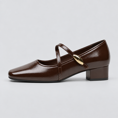 Elegant Square-Toe Mary Jane Shoes