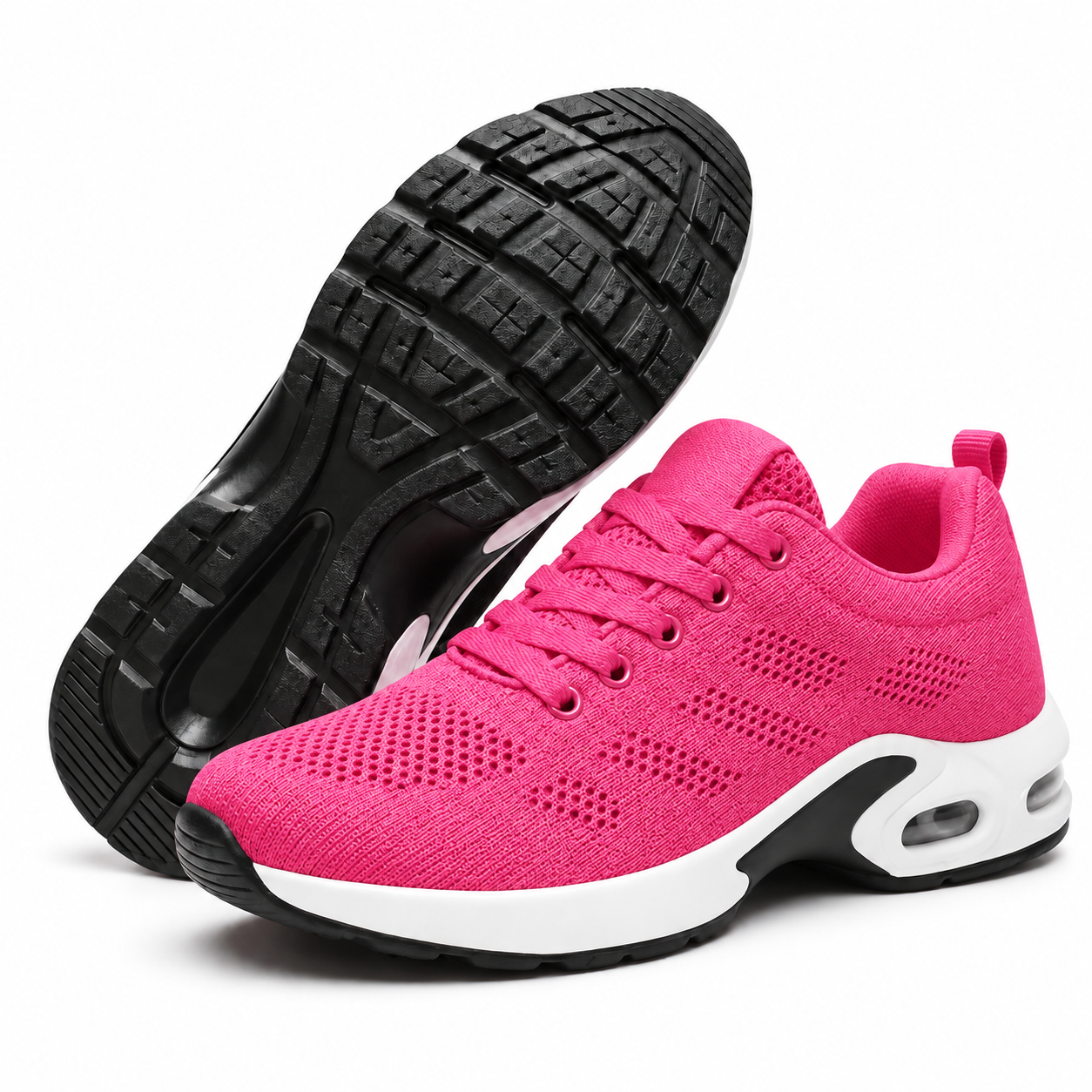 Stretch-Knit Walking Shoes