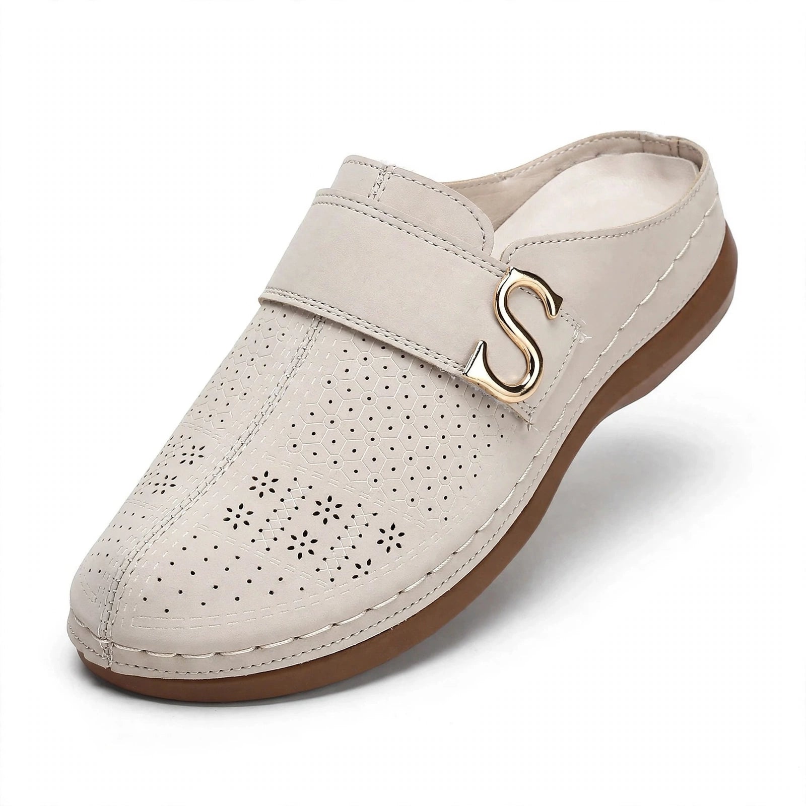 Elara Fuzzy Double-Band Slide Slippers