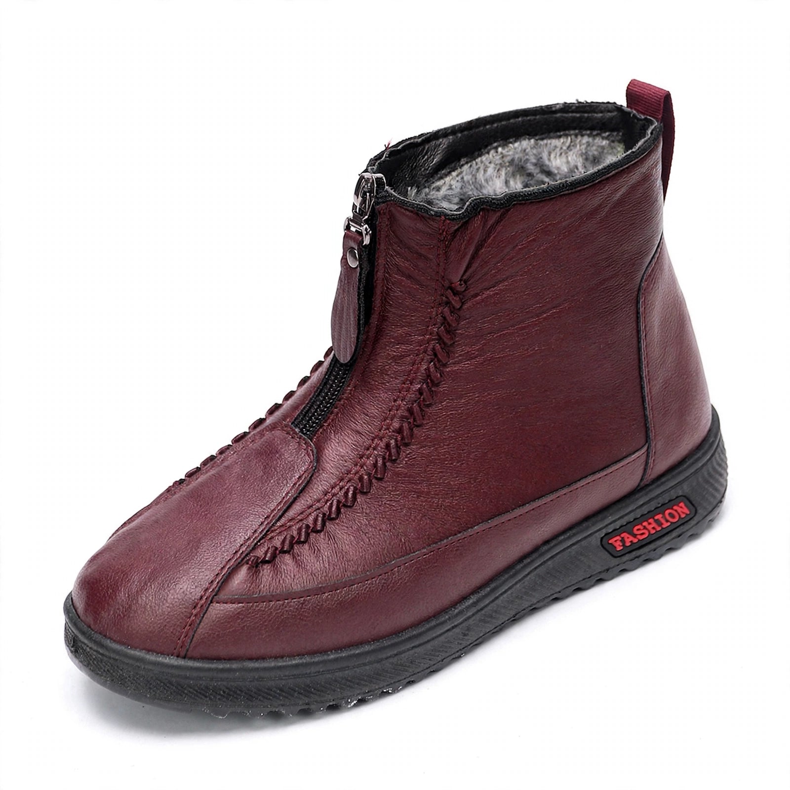 Elowen Fleece-Lined Buckle Ankle Boots
