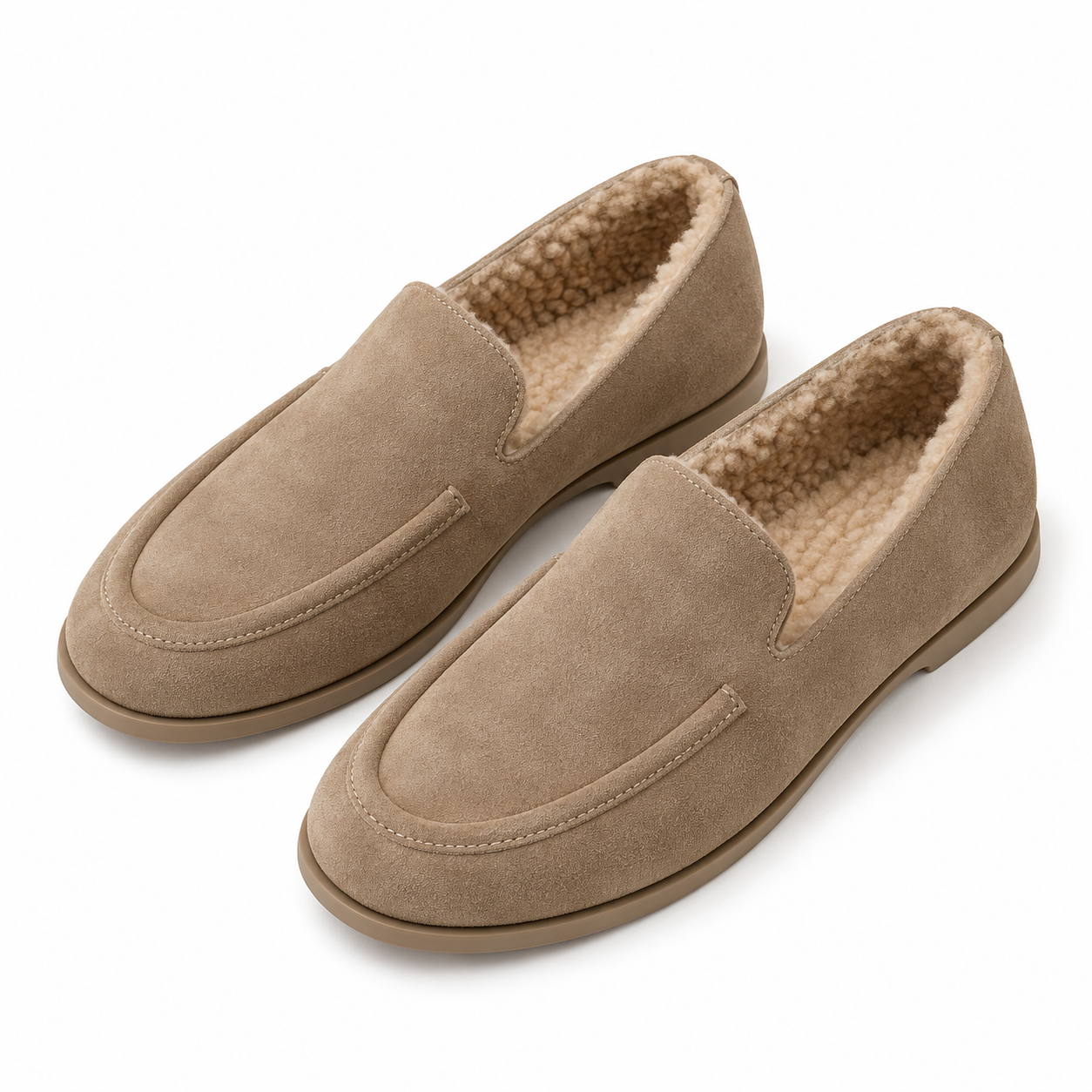 Velvet Warm Flat-Soled Shoes