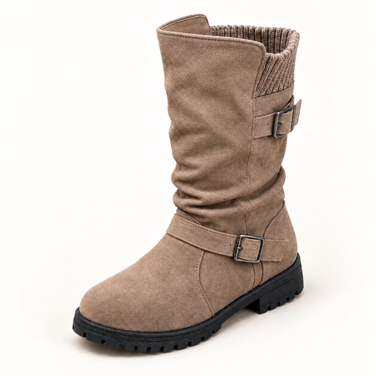 Women’s Casual Slouch Mid-Calf Boots