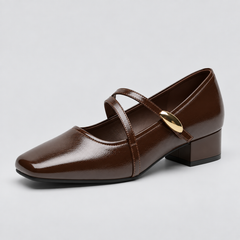 Elegant Square-Toe Mary Jane Shoes