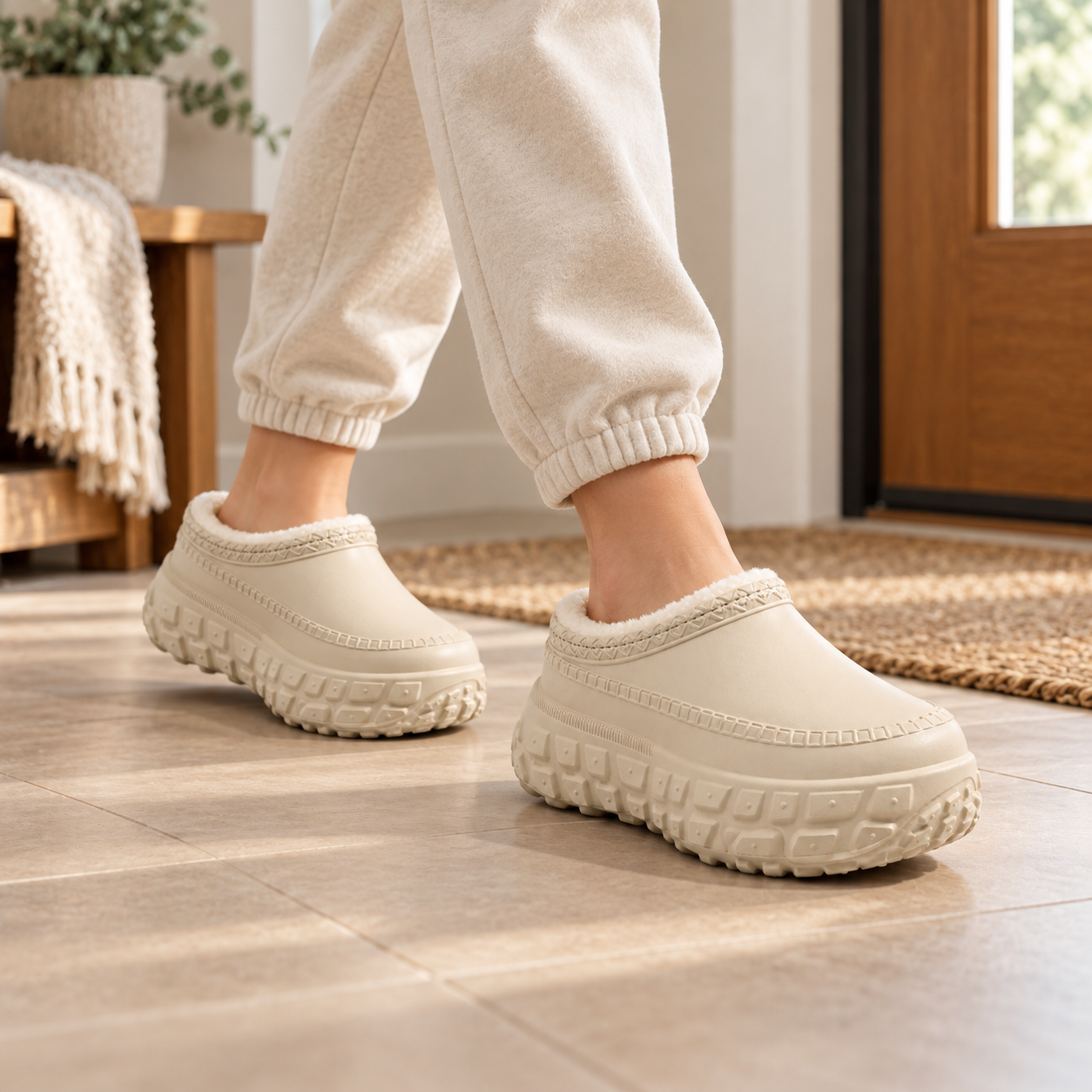 Warm Plush Non-Slip Winter Slippers