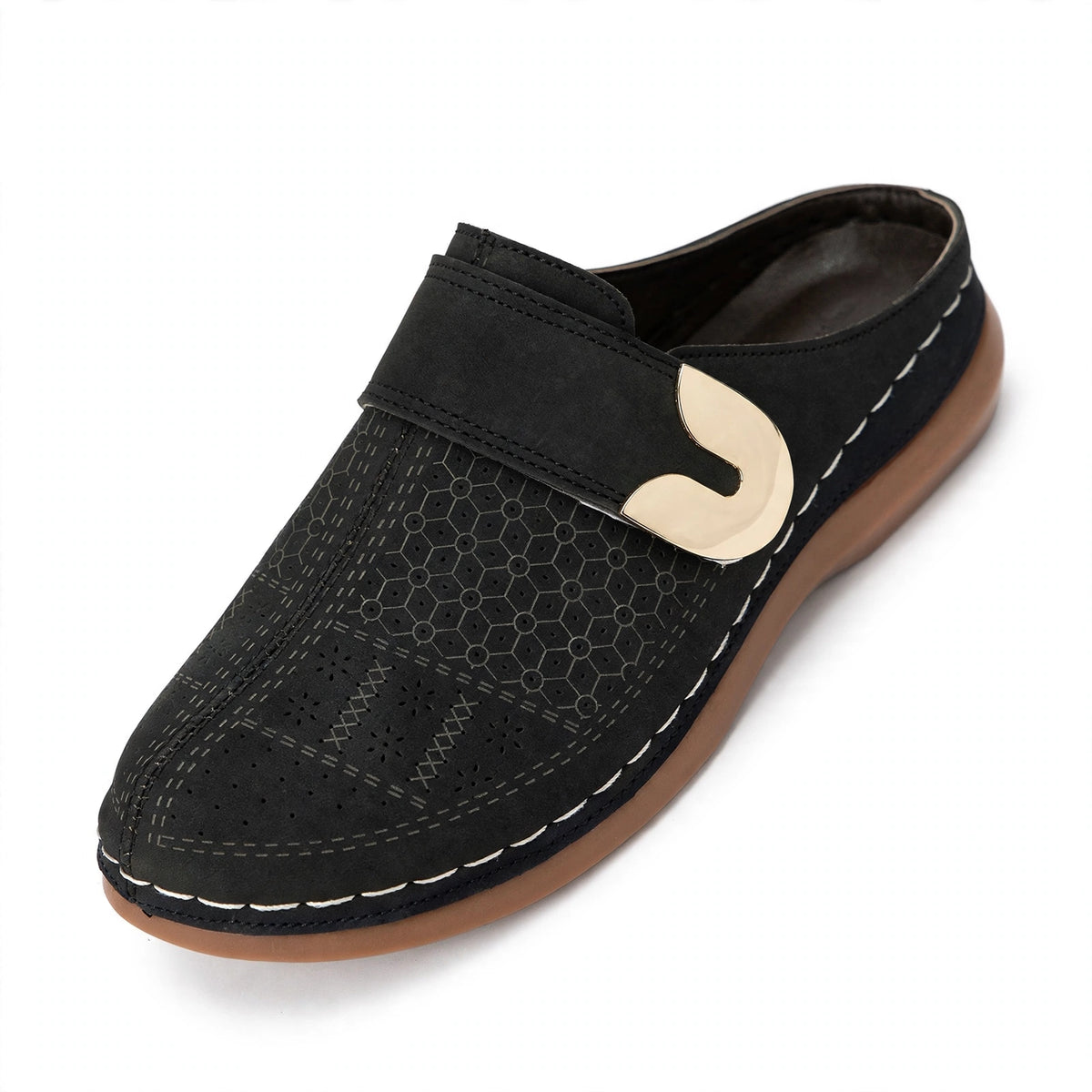 Elara Fuzzy Double-Band Slide Slippers