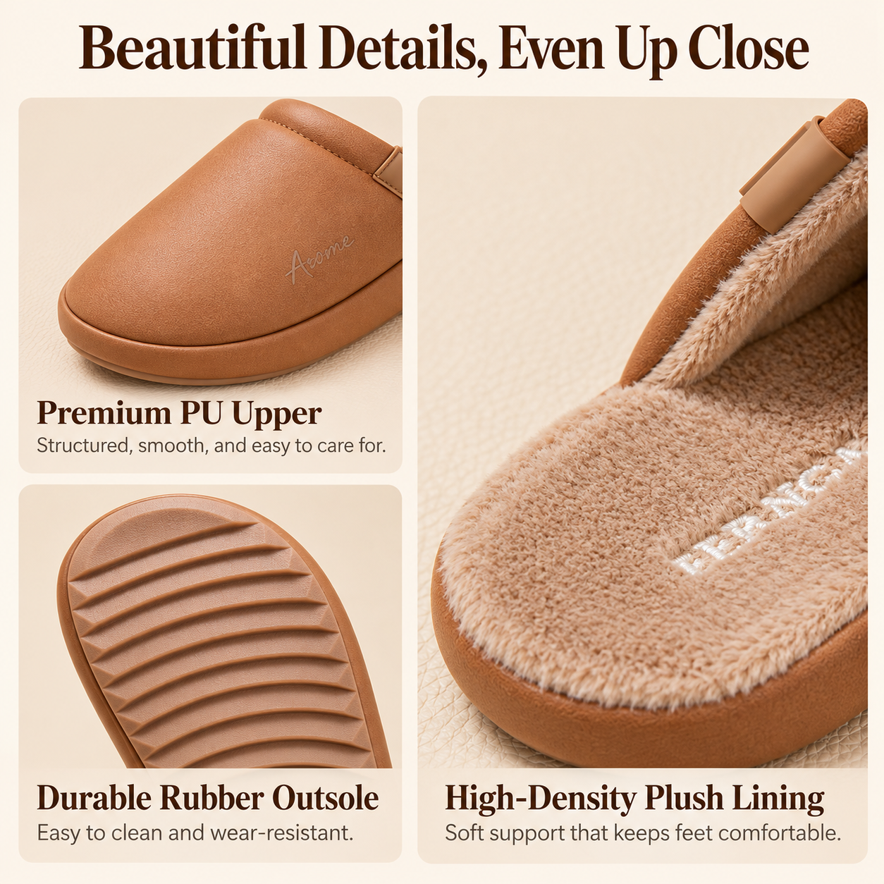 Comfortable Thick-Sole House Slippers