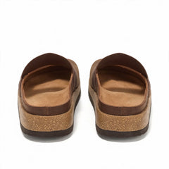 Plush Double-Band Slide Slippers