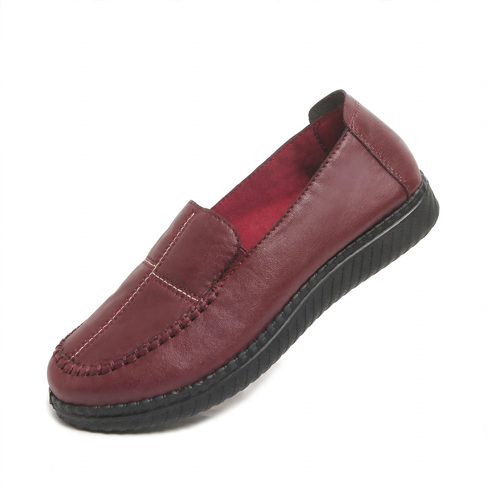 Women’s Gold-Accent Leather Comfort Loafers