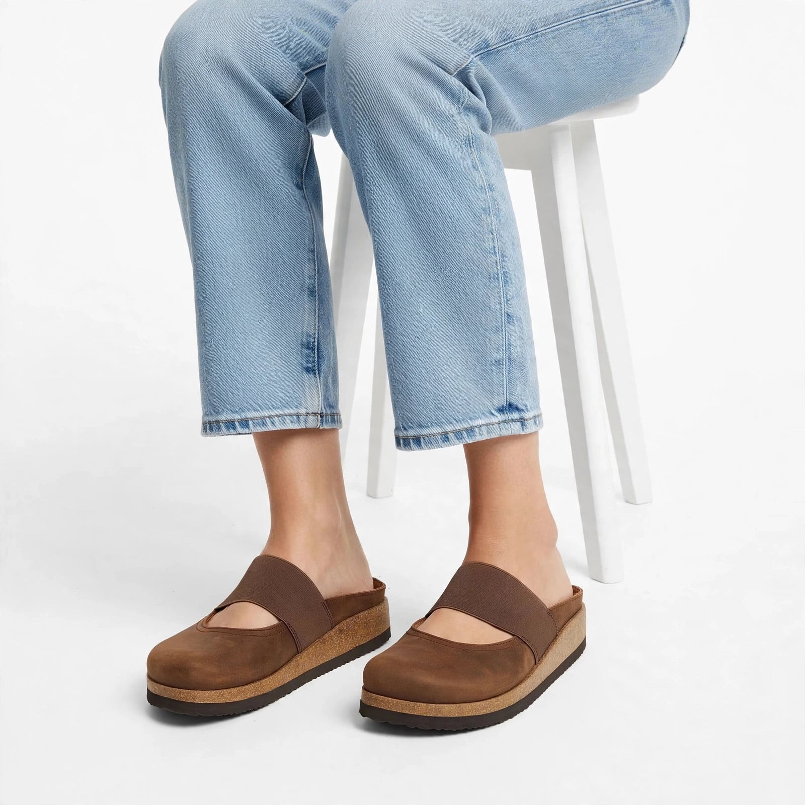 Plush Double-Band Slide Slippers